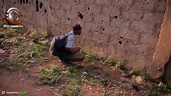 African Teen Explores The Joys Of Oral Sex And Orgasm