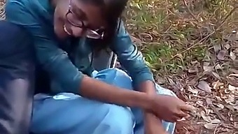 Desi Teacher Indulges In Sexual Acts With Students In Exchange For Money In A Forest Setting