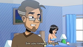Cartoon Stepmom Discovers Stepson'S Naughty Activity And Offers Assistance